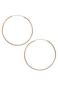 Argento Vivo Sterling Silver Argento Vivo Extra Large Endless Hoop Earrings