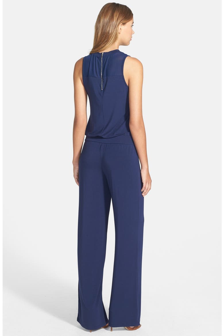 'Wren' Sleeveless Jersey Jumper, Alternate, color, PEACOAT