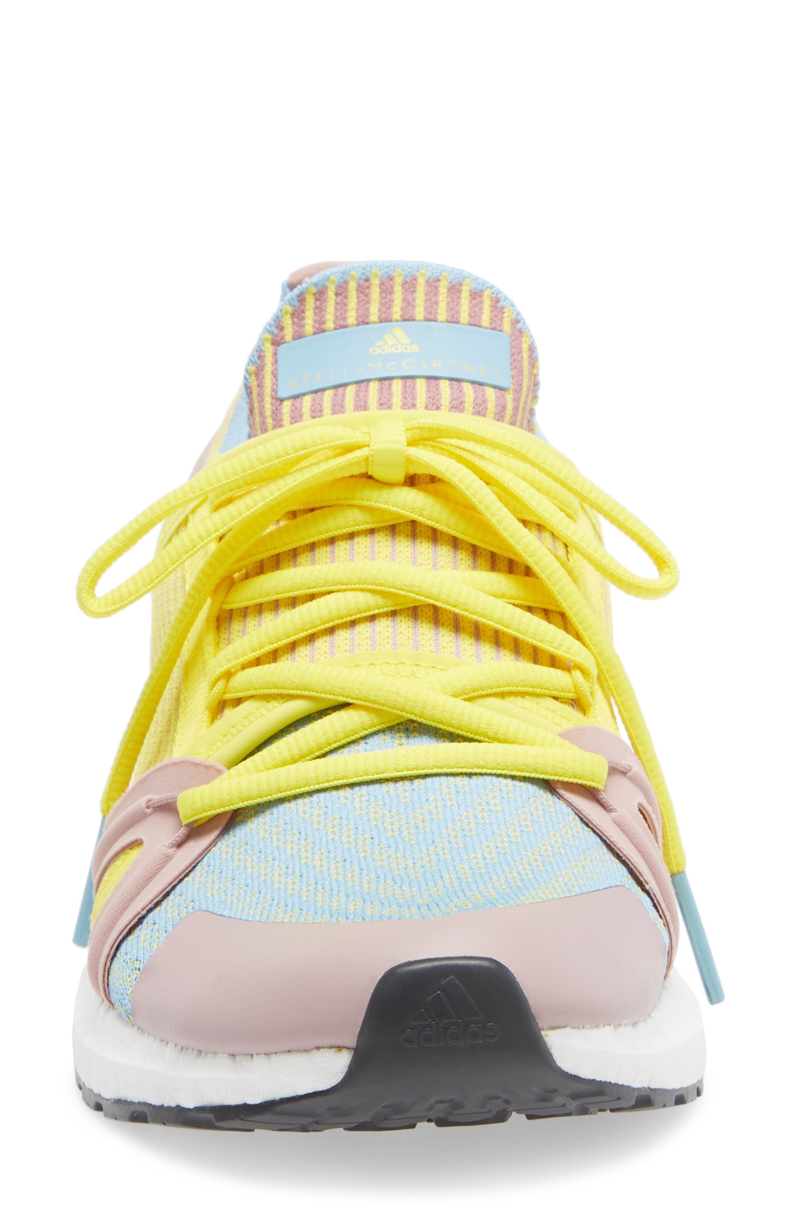 UltraBoost 20 S Running Shoe, Alternate, color, DUSTY ROSE/ FRESH LEMON/ BLUE