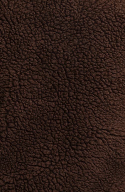The Lulo Project Bolsa Faux Shearling Vest In Brown