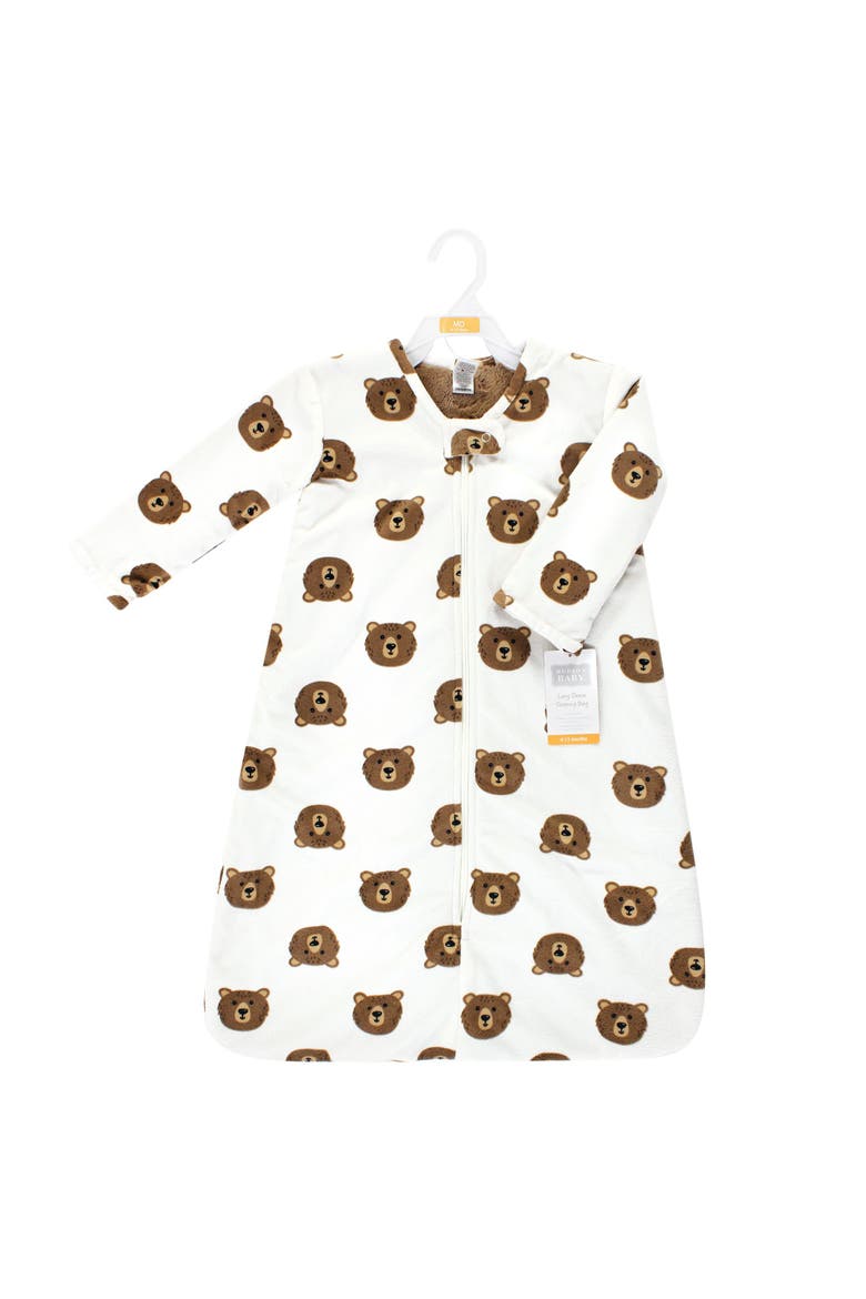 Long Sleeve Plush Faux Fur Sleeping Bag, Wearable Blanket, Alternate, color, Brown Bear