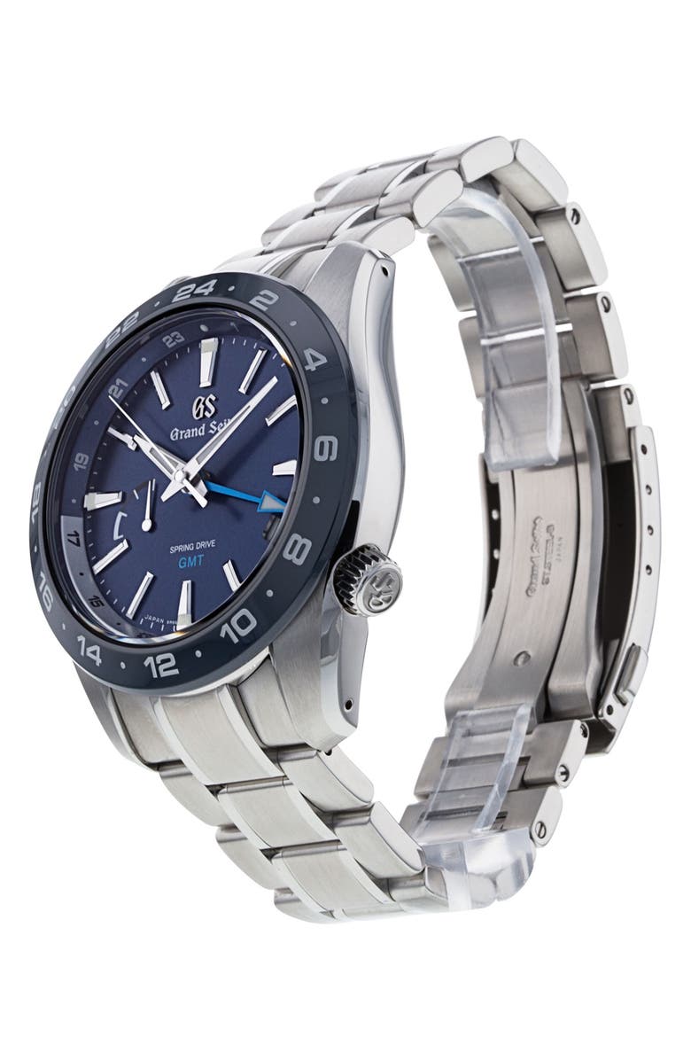 Watchfinder & Co. Grand Seiko Preowned GMT Sport Bracelet Watch, Alternate, color, 