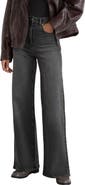 Reiss Jas High Waist Wide Leg Jeans