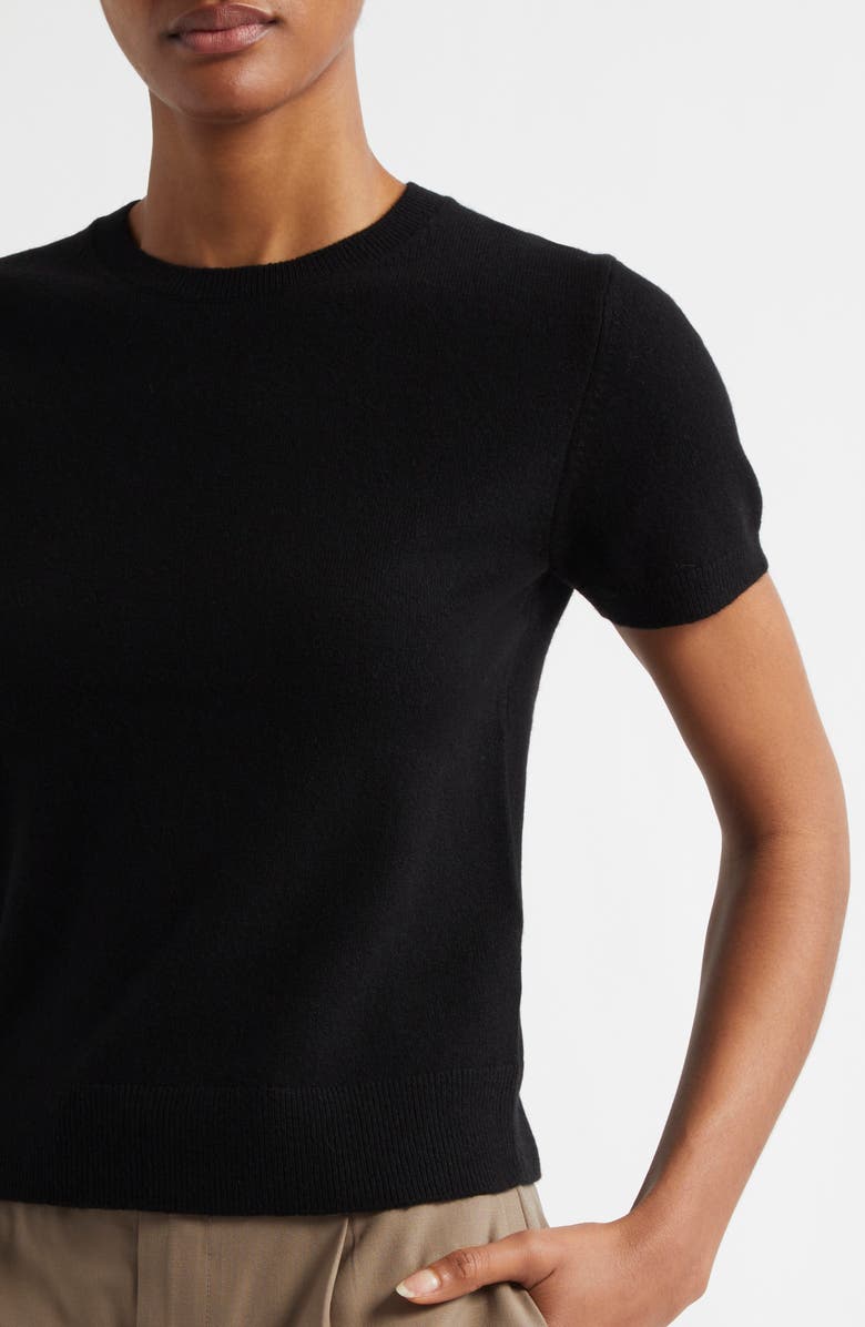 Vince Wool & Cashmere Blend Crewneck Sweater, Alternate, color, Black