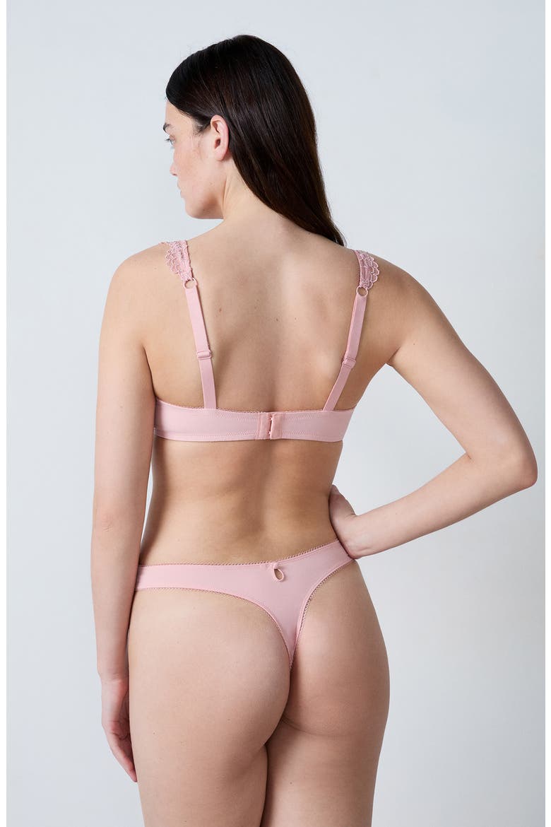 Coeur Underwire Balconette Bra, Alternate, color, POWDER PINK