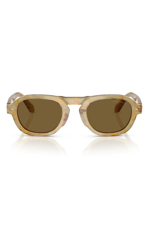 49mm Keyhole Pillow Sunglasses