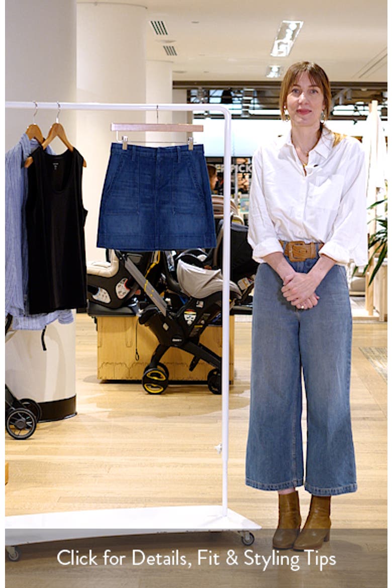 Jameson Denim Utility Skirt video