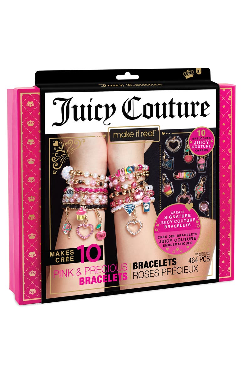Juicy Couture Pink & Precious Bracelets Kit, Creates 10 Bracelets, Main, color, Multicolored