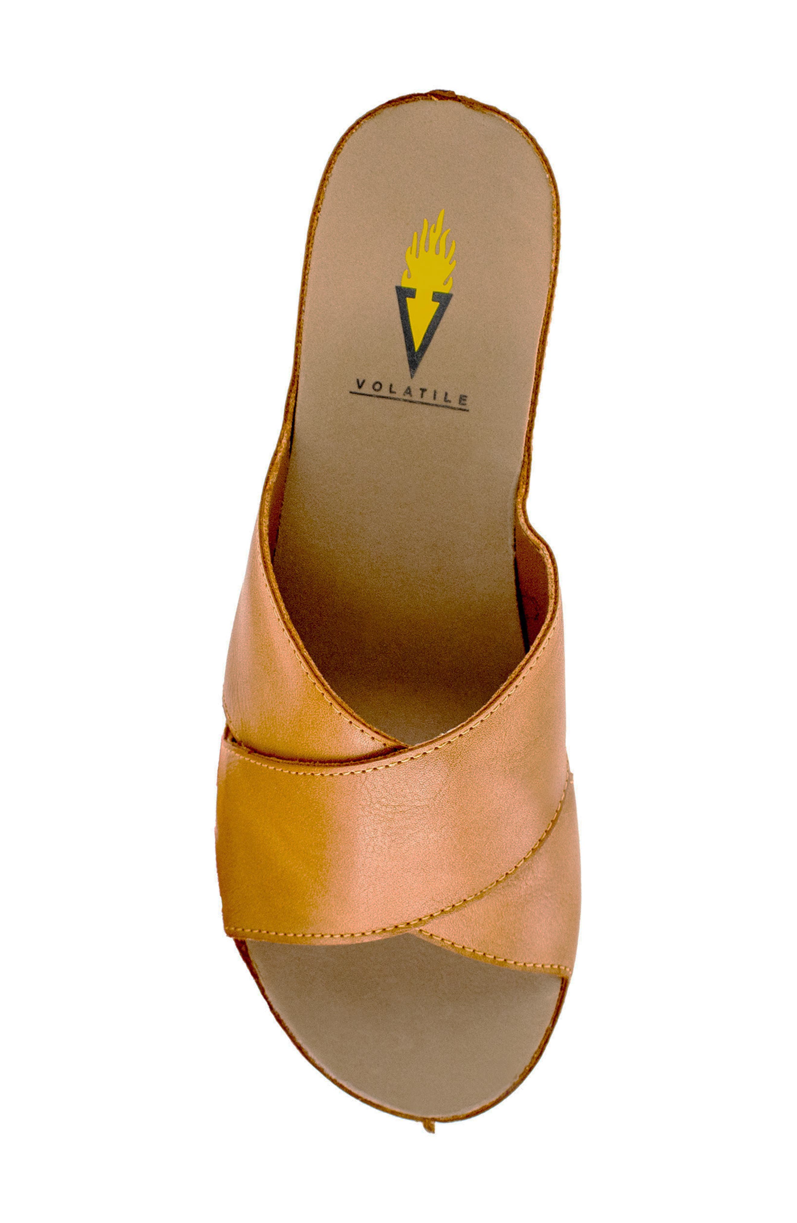 Volatile Edith Platform Sandal, Alternate, color, Tan
