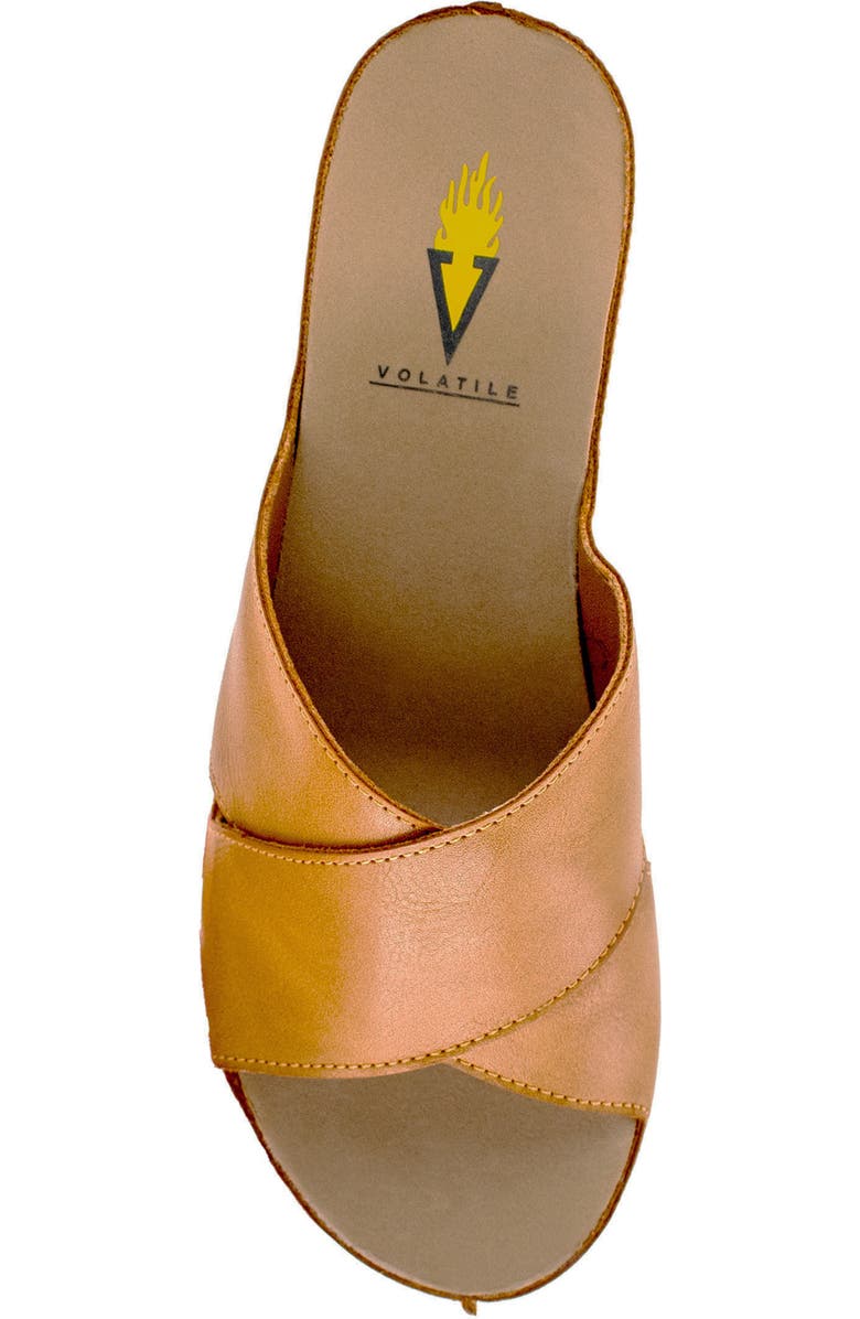 Volatile Edith Platform Sandal, Alternate, color, Tan