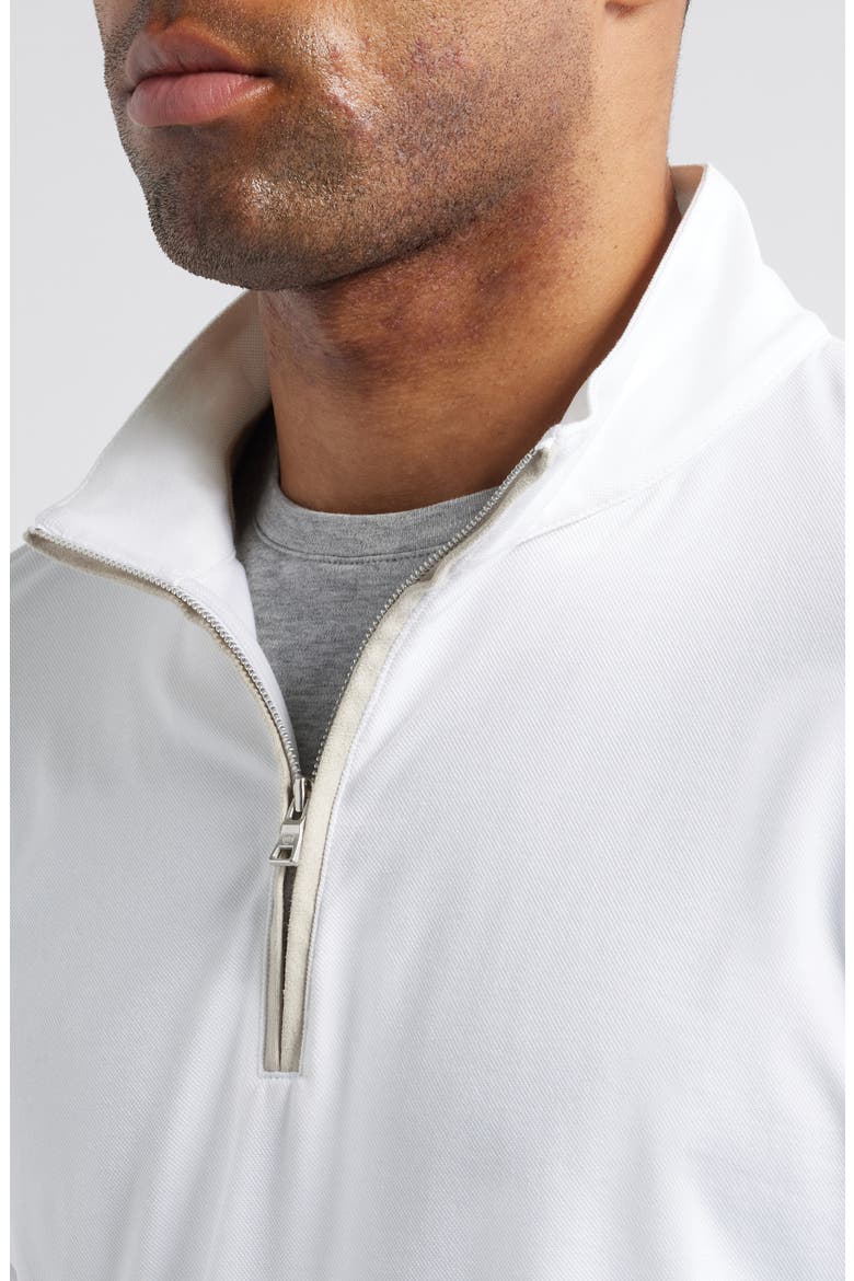 Crown Crafted Albatross Quarter Zip, Alternate, color, WHITE