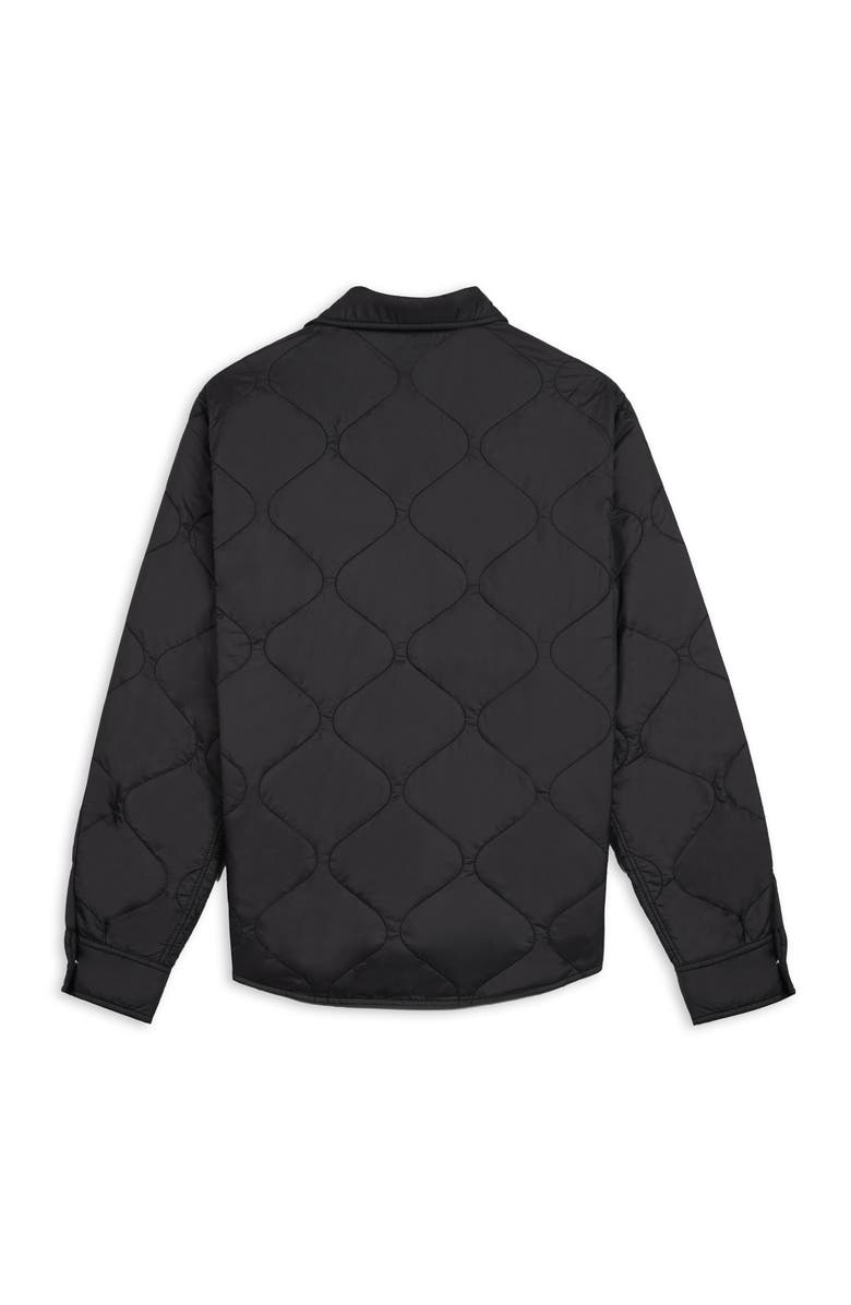 Members Only Quilted Shirt Jacket, Alternate, color, Black