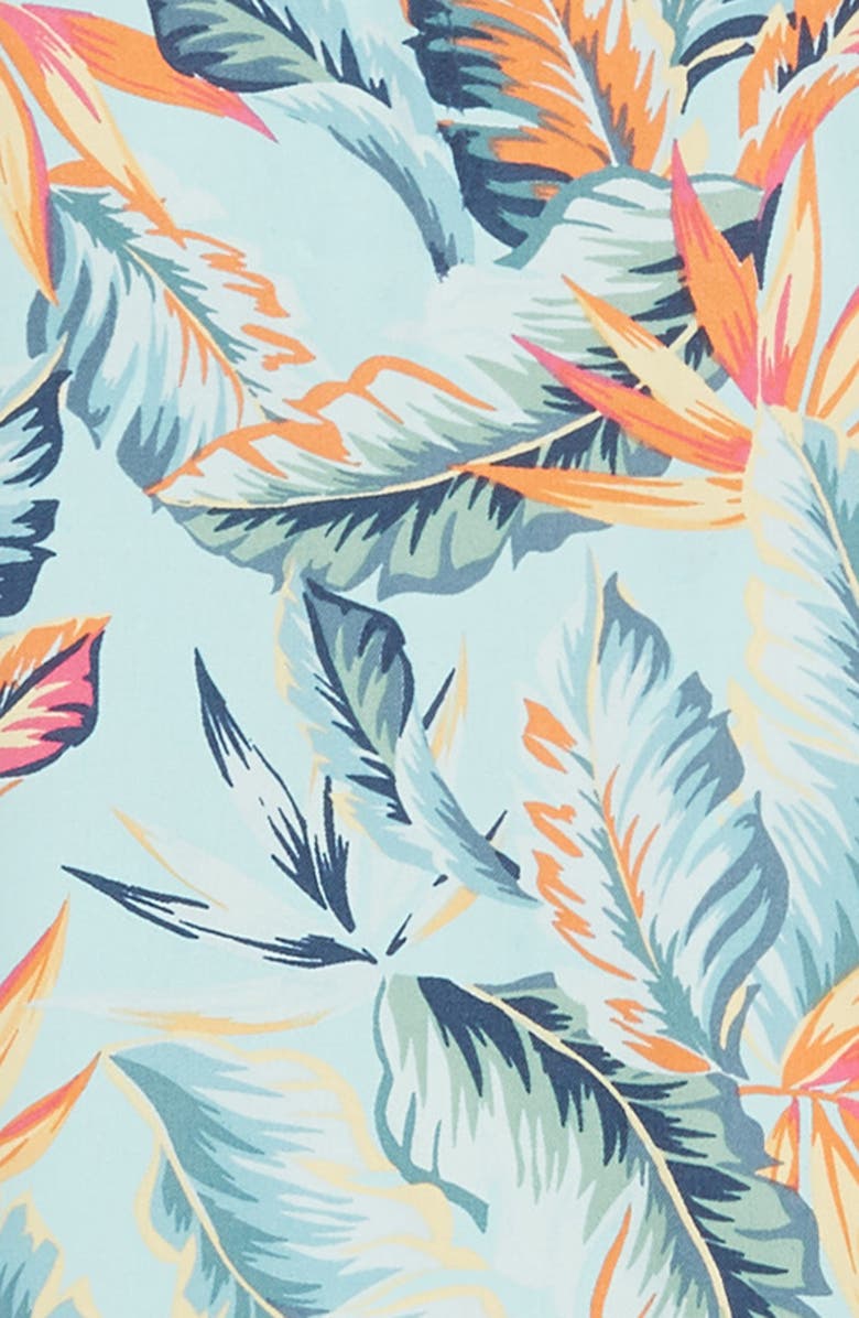 Tommy Bahama Break Wave Fronds Silk Blend Sport Shirt, Alternate, color, 