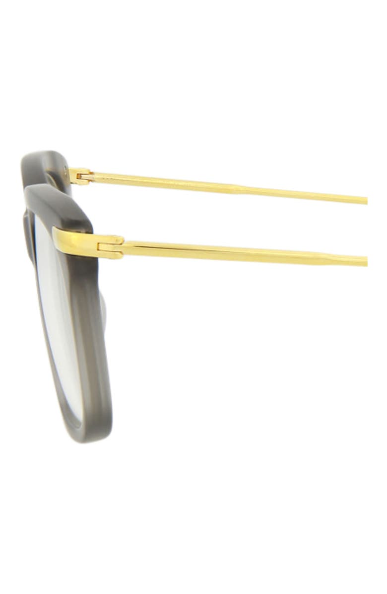 Thom Browne 53mm Rectangular Optical Frames, Alternate, color,
