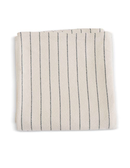 Evangeline Pinstripe Blankets In Blue