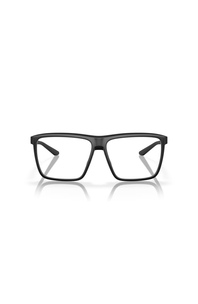 Costa 57mm Rectangle optical glasses, Alternate, color, Black