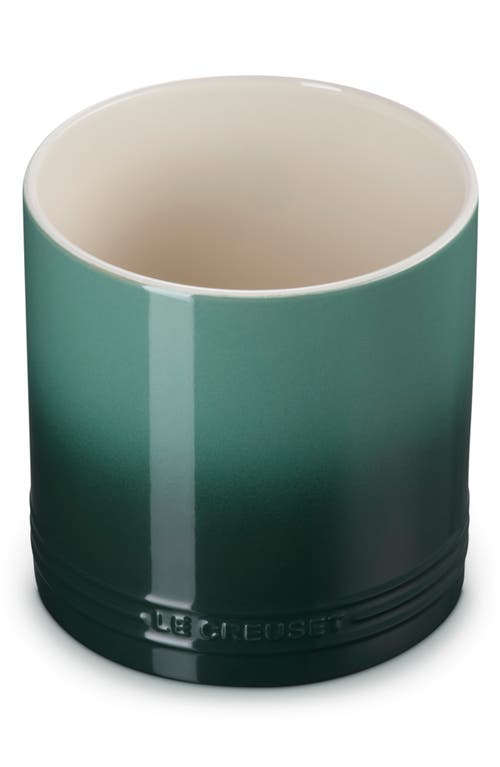 Le Creuset Signature Stoneware Utensil Crock In Green