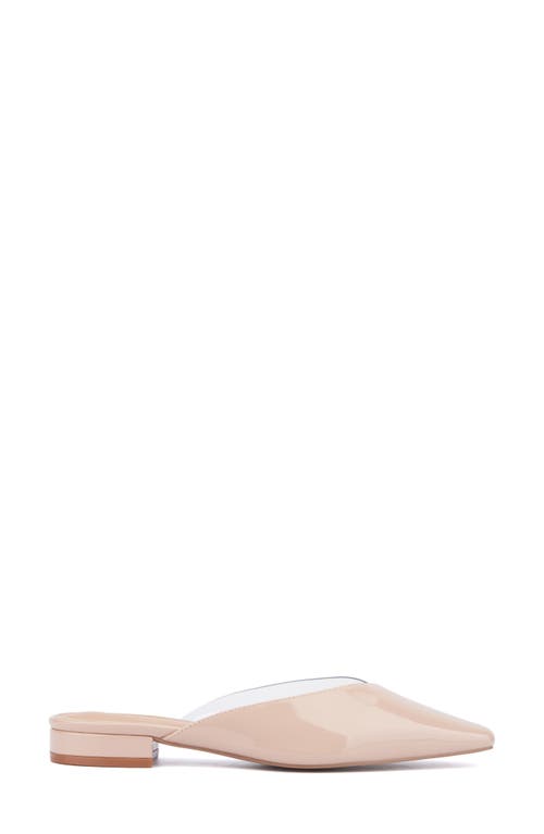Torgeis Jaina Pointed Toe Mule In Beige