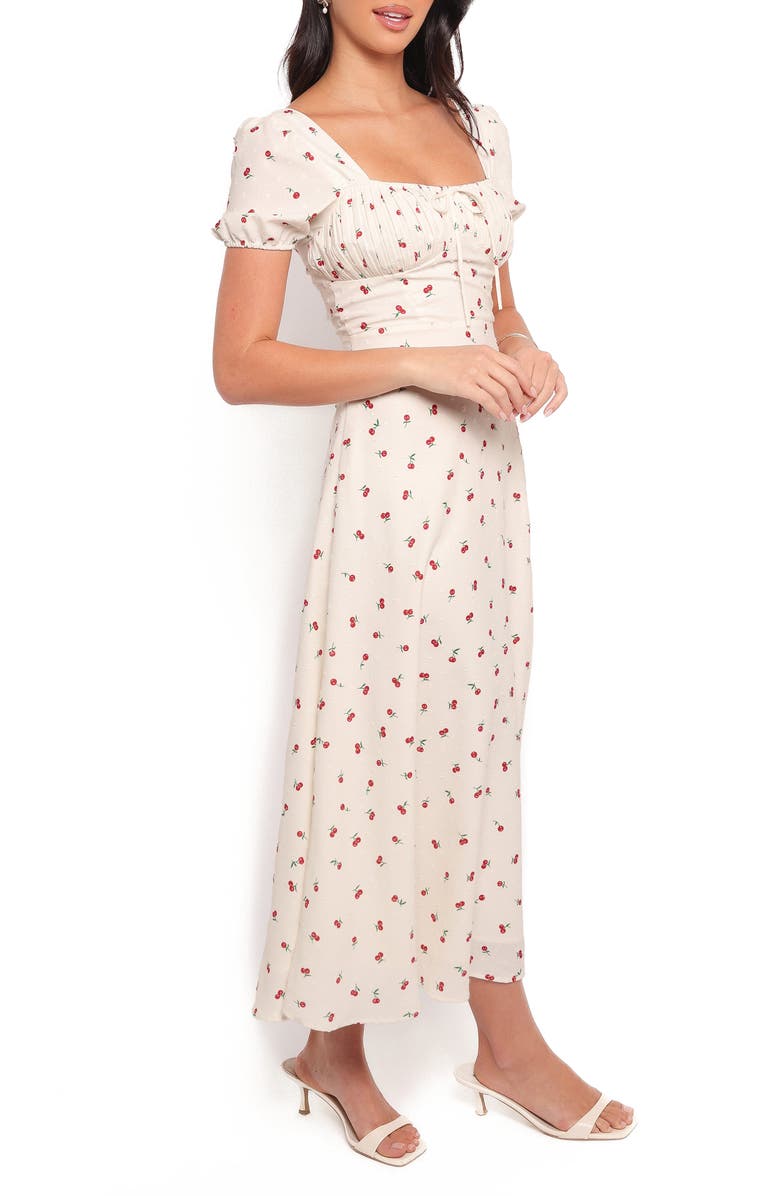 Petal & Pup JILL MIDI DRESS, Alternate, color, Cherry Print