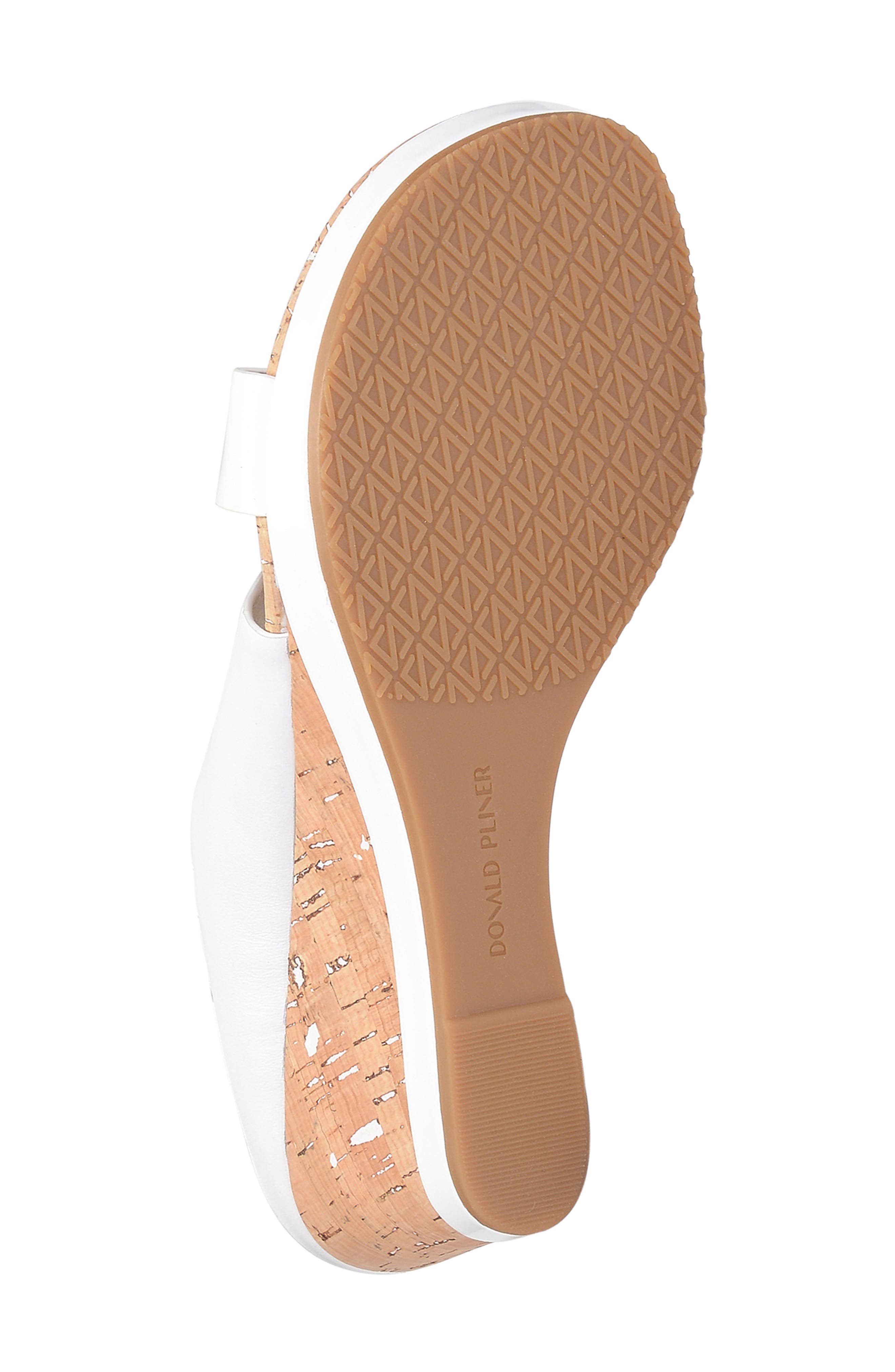Montce Wedge Slide Sandal, Alternate, color, WHITE LEATHER