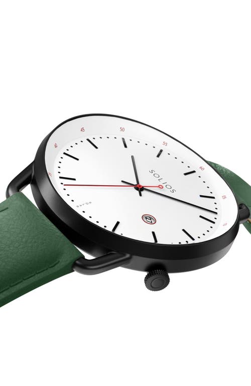Solios Watches The Solar Curve | White Dial