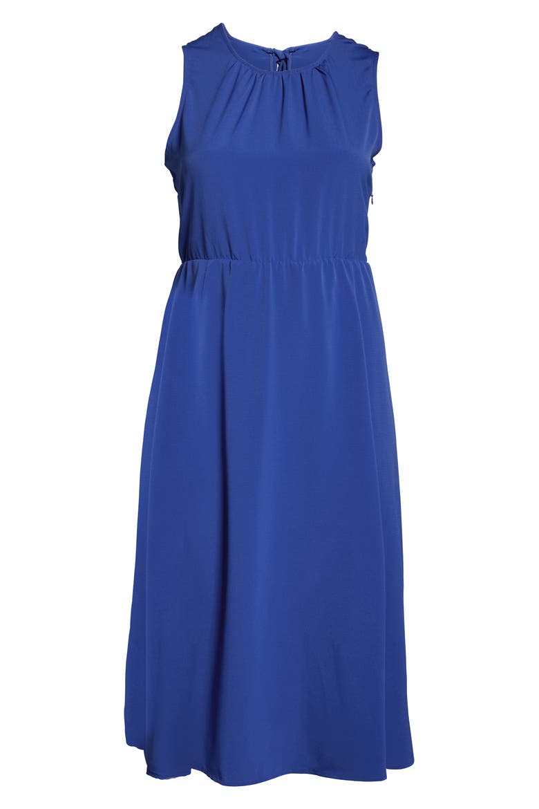Francis Tie Back Dress, Alternate, color, CLASSIC BLUE