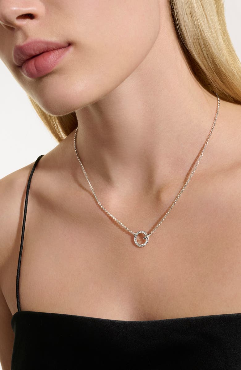 John Hardy JH Essential Pavé Necklace, Diamonds, Alternate, color, Silver