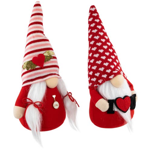 Northlight 12" "i Heart U" Valentine's Day Gnomes In Red