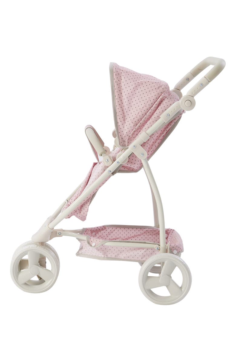 Teamson Kids Olivia's Little World 2-in-1 Doll Stroller, Alternate, color, Pink/ Grey