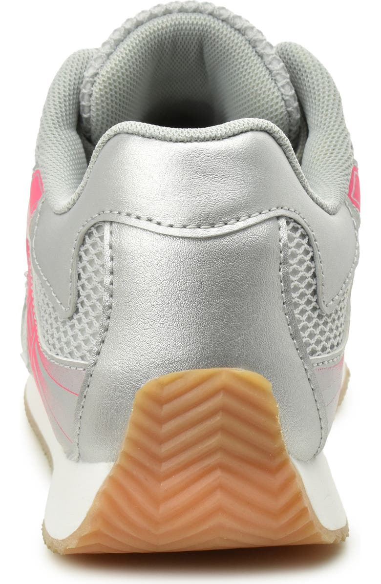 Nicole Miller Metallic Mesh Sneaker, Alternate, color, Silver Fuchsia