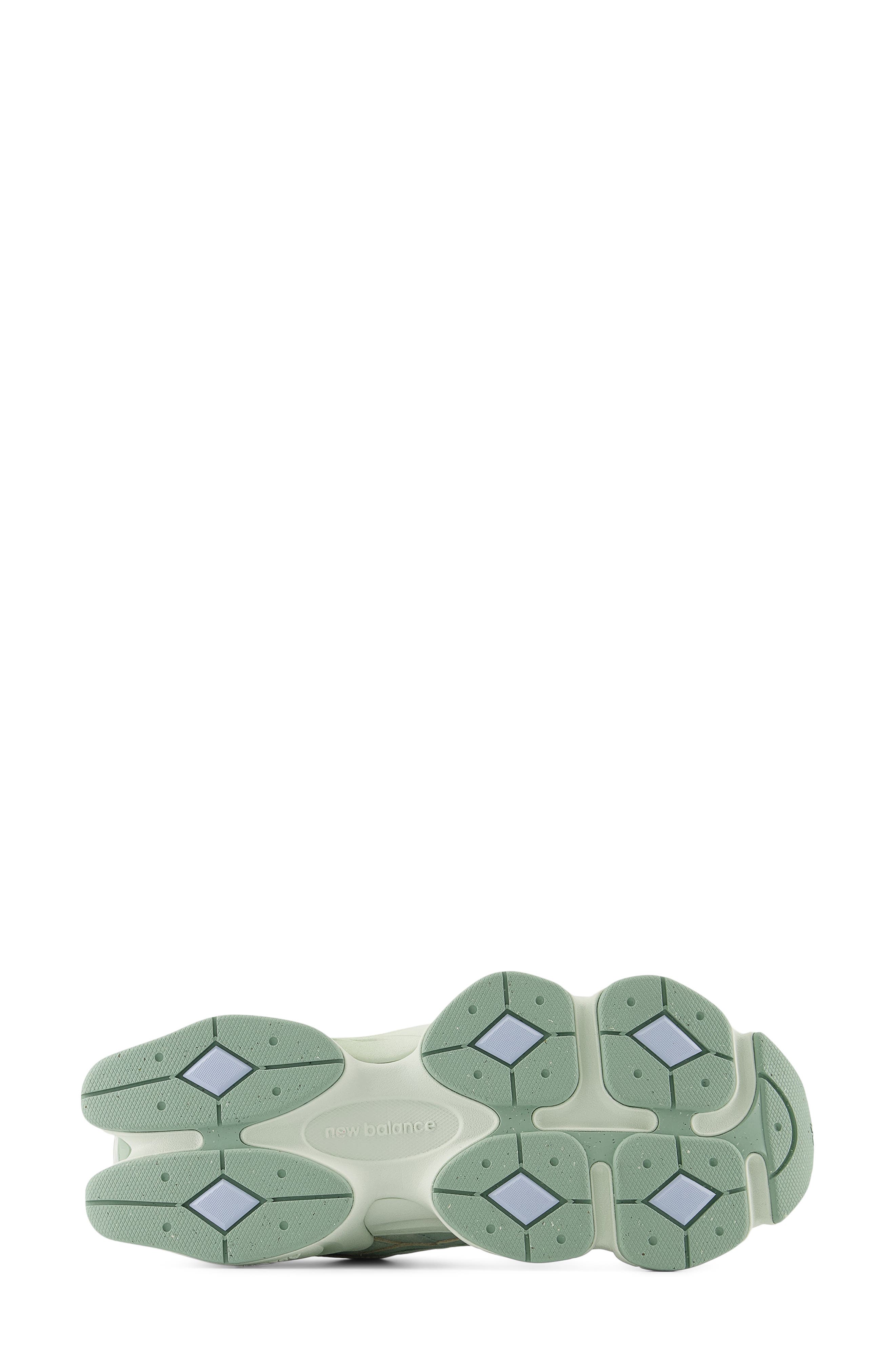 New Balance Gender Inclusive 9060 Sneaker, Alternate, color, Mosaic Green/ Sea Salt