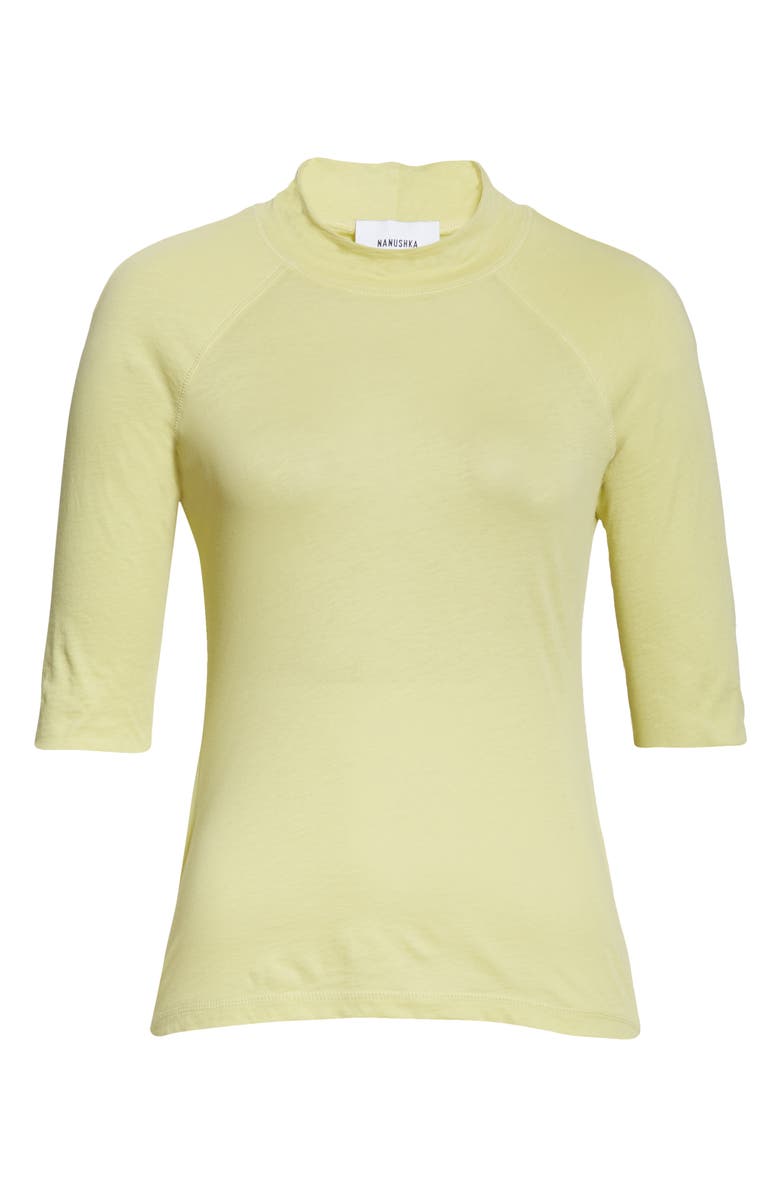 Nanushka Madi Cotton Top, Alternate, color, 