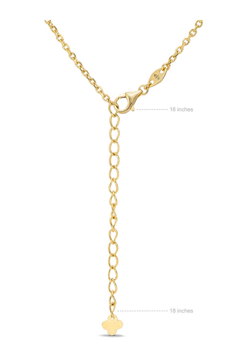 Clover Chain Necklace in 14K Gold, Alternate, color, Yellow Gold