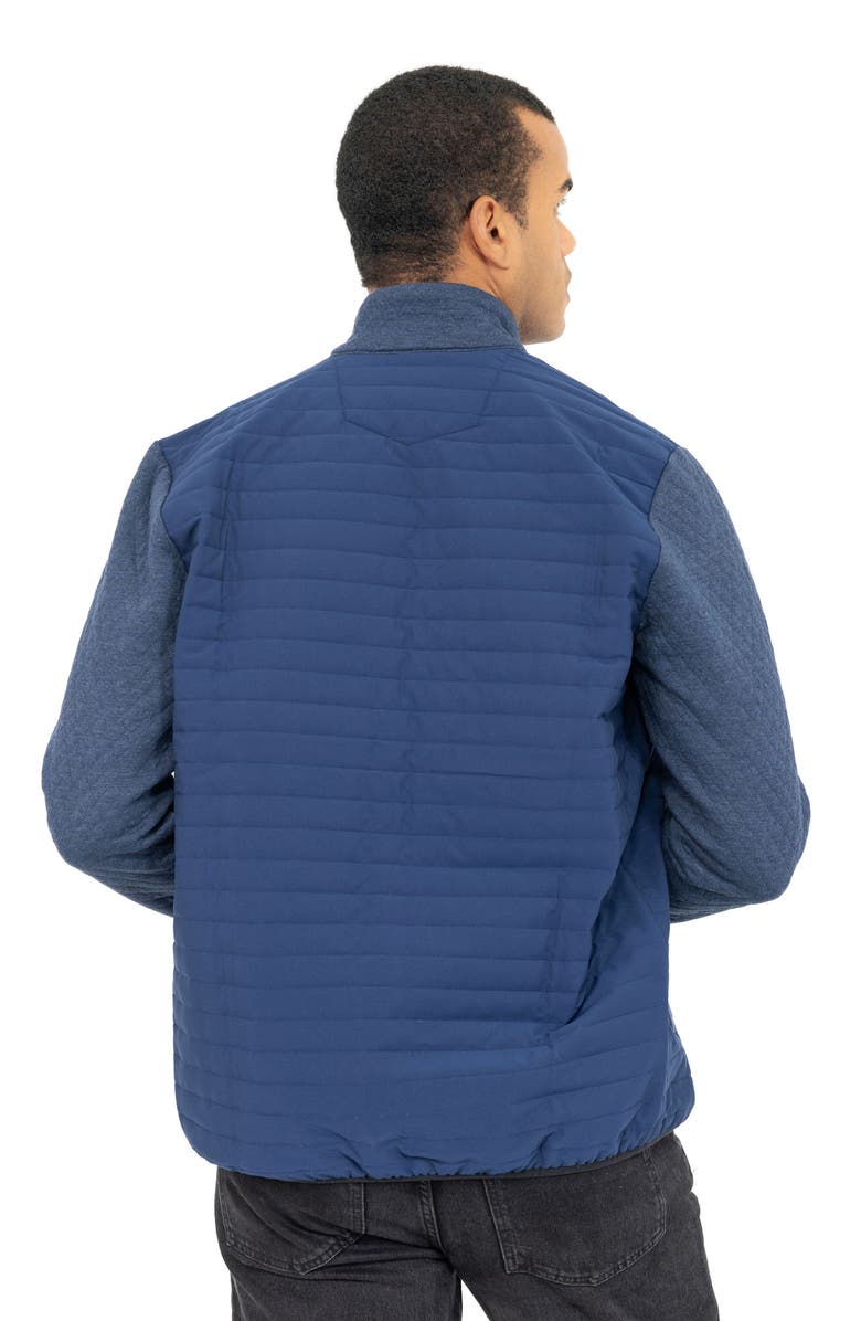 PINO BY PINOPORTE Mix Quilt Zip Jacket, Alternate, color, Indigo