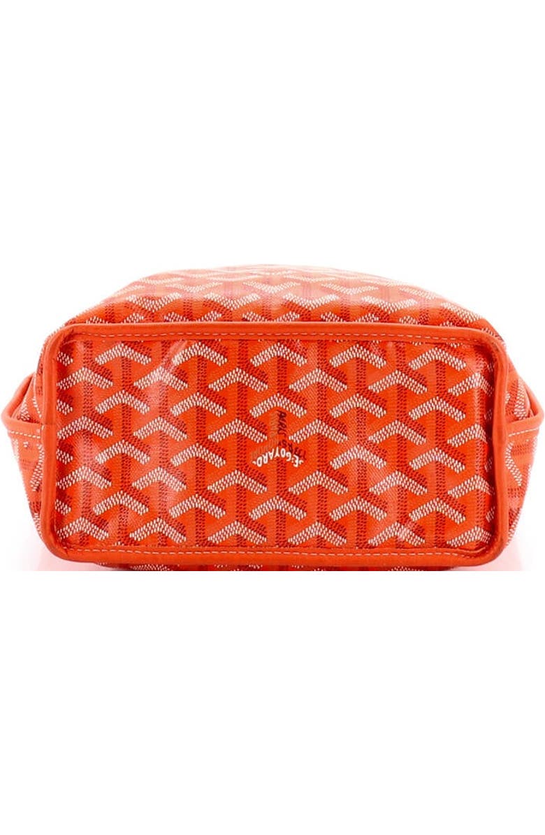 Pre-Owned Goyard Anjou Reversible Tote Coated Canvas Mini, Alternate, color, Orange