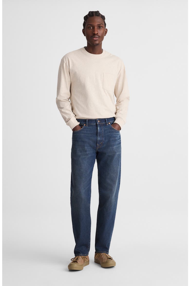 Relaxed Taper Jeans, Alternate, color, BRINMONT WASH