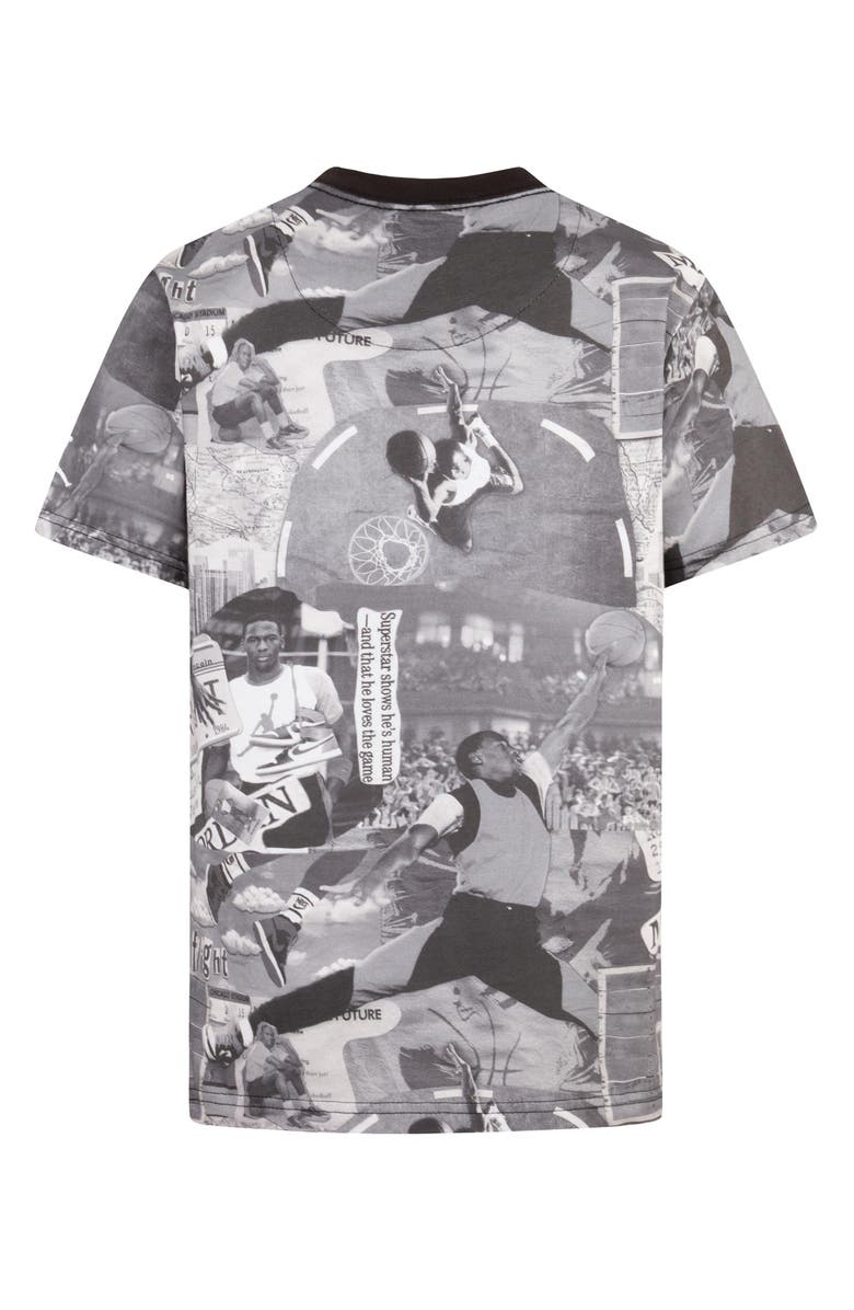 Jordan Kids' Brooklyn Print T-Shirt, Alternate, color,