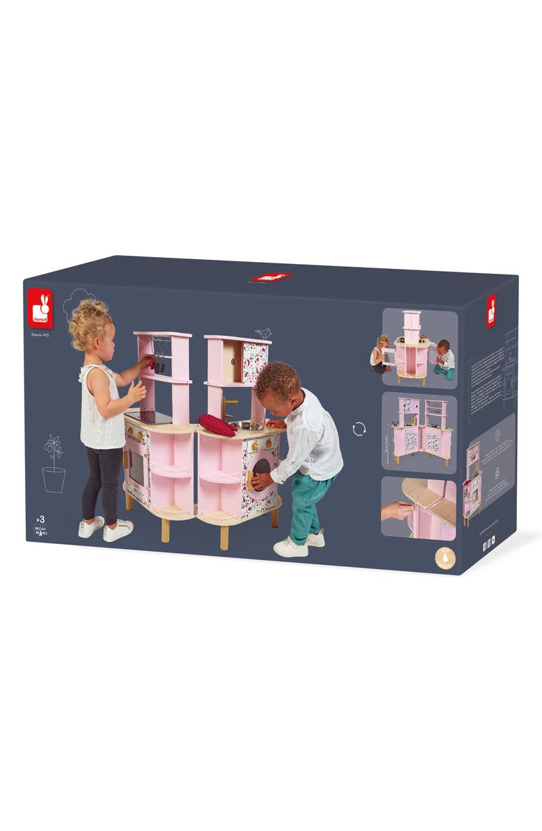 Janod Twist Play Kitchen, Alternate, color, Pink