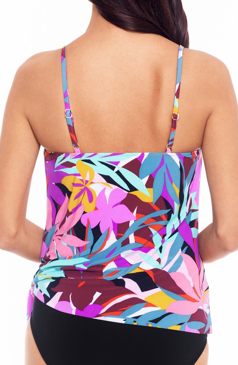 Magicsuit<sup>®</sup> Palm Springs Alex Side Tie Underwire Tankini Top, Alternate, color,