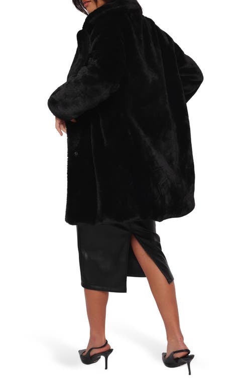 Petal And Pup Petal & Pup Meeka Faux Fur Jacket In Black