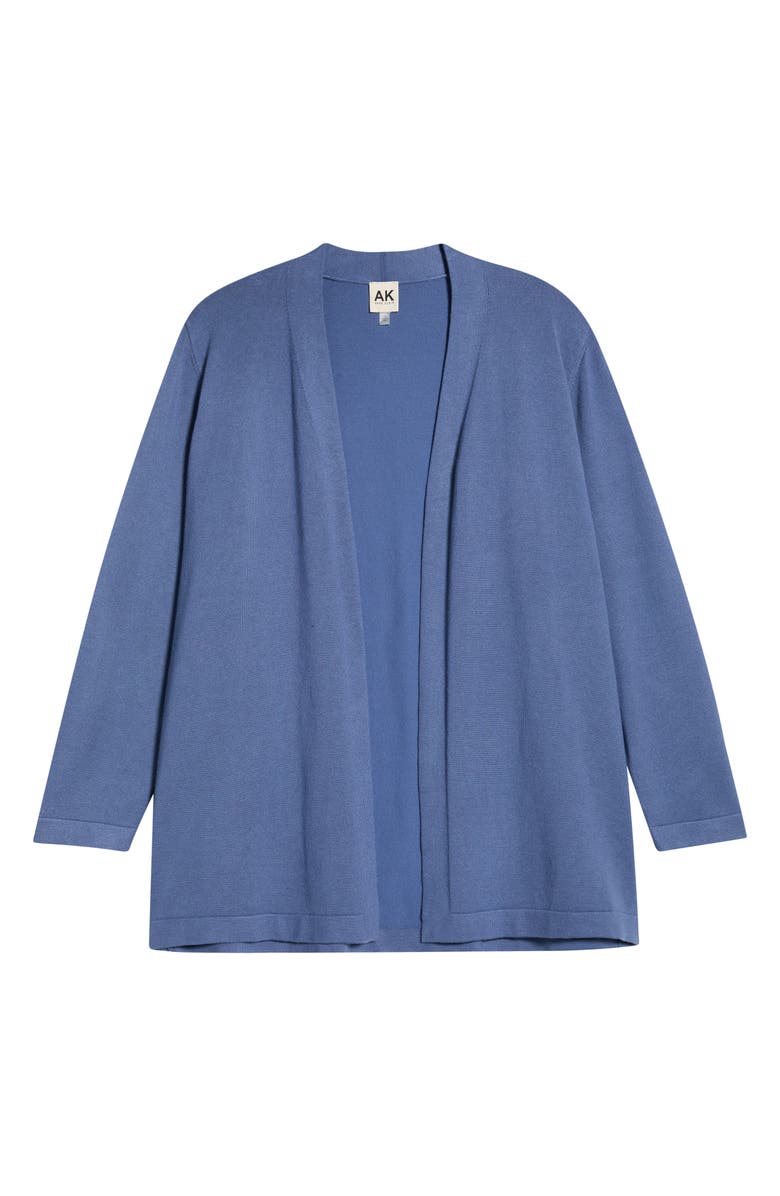 AK ANNE KLEIN Chatham Cardigan, Main, color, Blue Jay