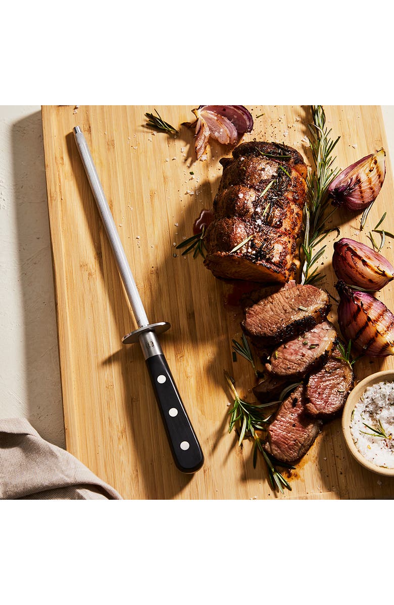 Cuisine::pro<sup>®</sup> WOLFGANG STARKE 8" Sharpening Steel, Alternate, color, Black