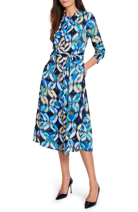 Wave Links Loren Long Sleeve Shirtdress