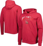 New Era Men's New Era Cardinal Arizona Cardinals Ink Dye Pullover Hoodie