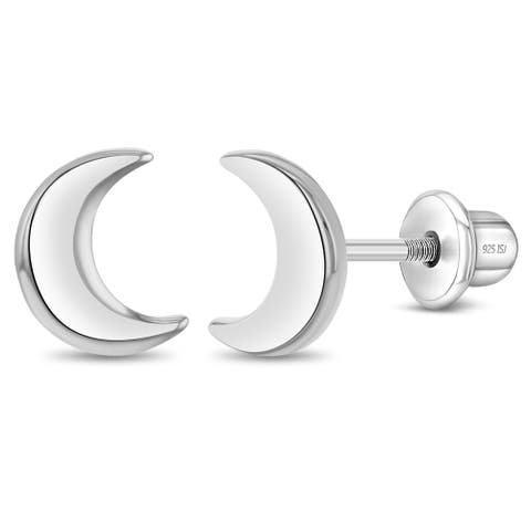 Classic Crescent Moon Earrings