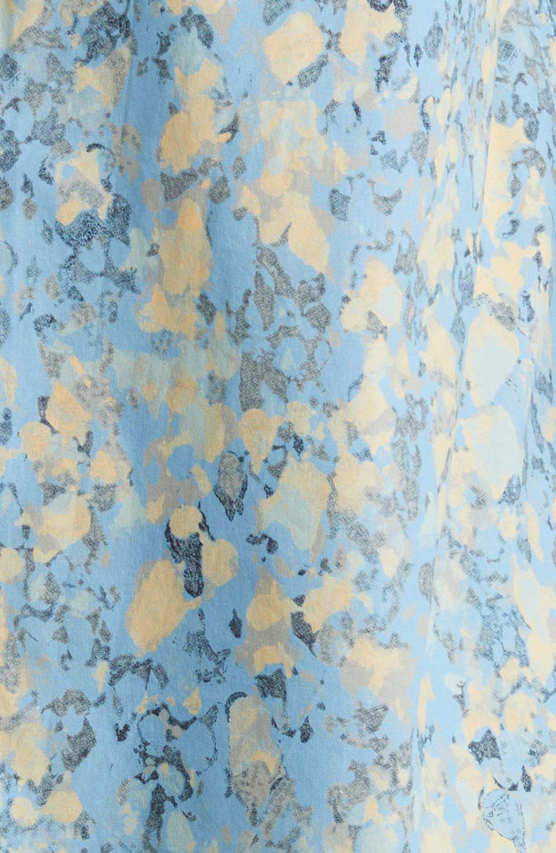 Open Edit Dot Wash Stretch Short Sleeve Button-Up Shirt, Alternate, color,