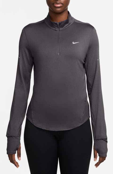 Swift Dri-FIT UV Half Zip Running Top
