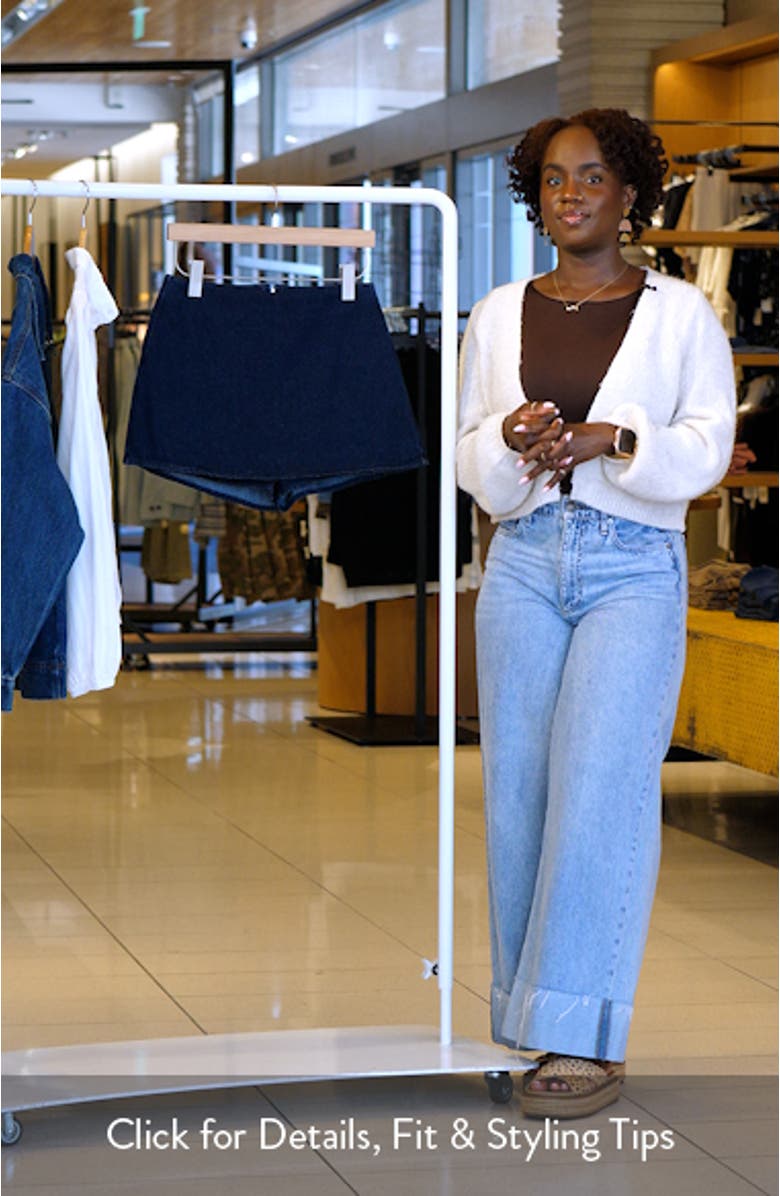 Ressie Denim Miniskort, sales video thumbnail