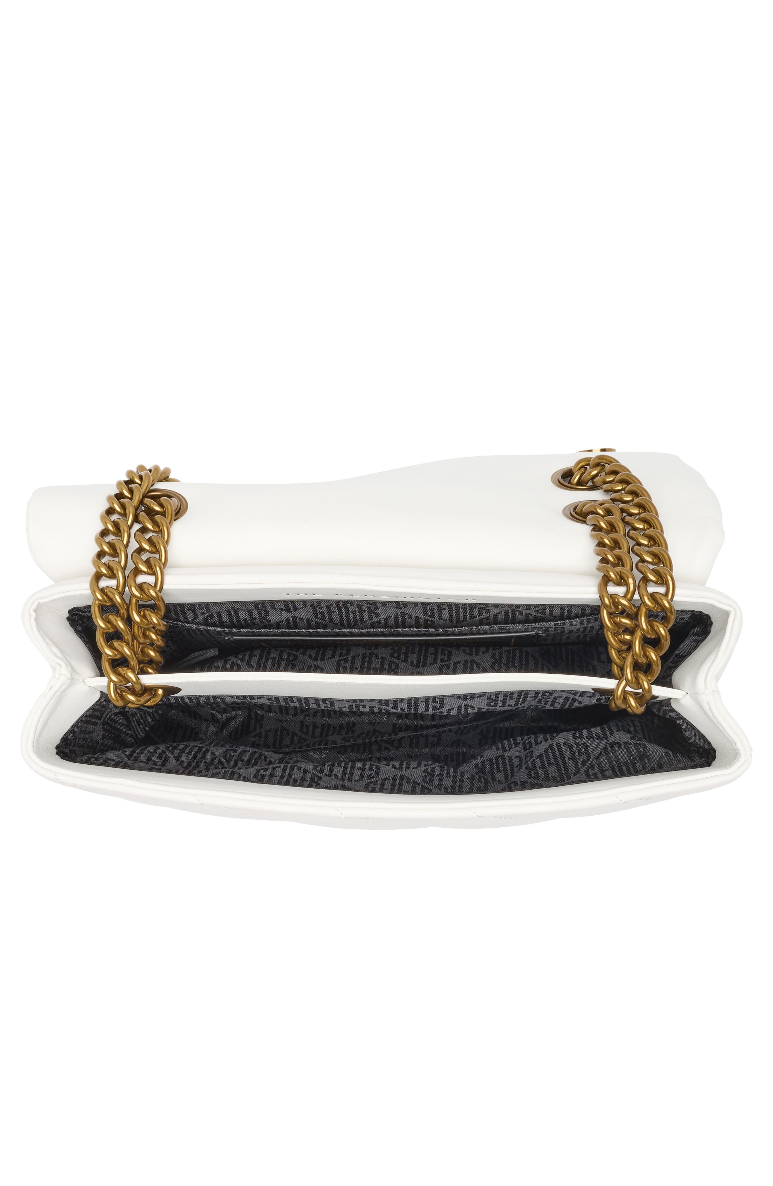 Kurt Geiger London Soho Quilted Large Shoulder Bag, Alternate, color, White