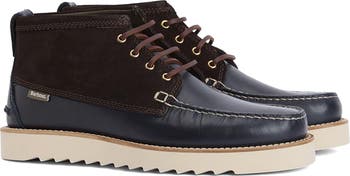 Barbour Hadston Chukka Boots Dark Brown Leather Suede Sz 11 Barbour Men main image 2